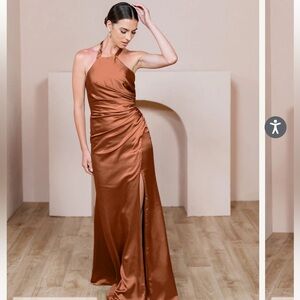 Revelry Fallon Dress in Size 14, rust